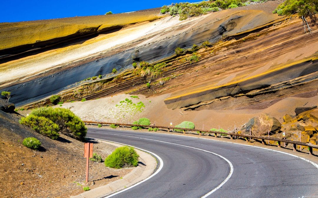 Volcanic landscapes of the Mount Teide National Park