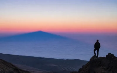 De schaduw van de Teide: de grootste ter wereld over de zee
