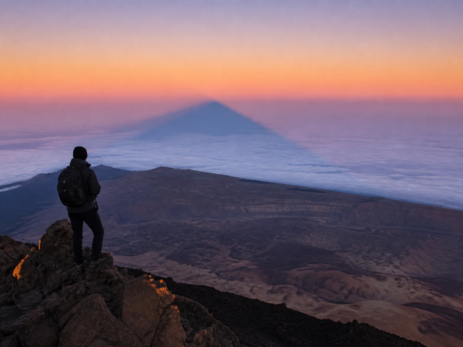 teide shadow tenerife