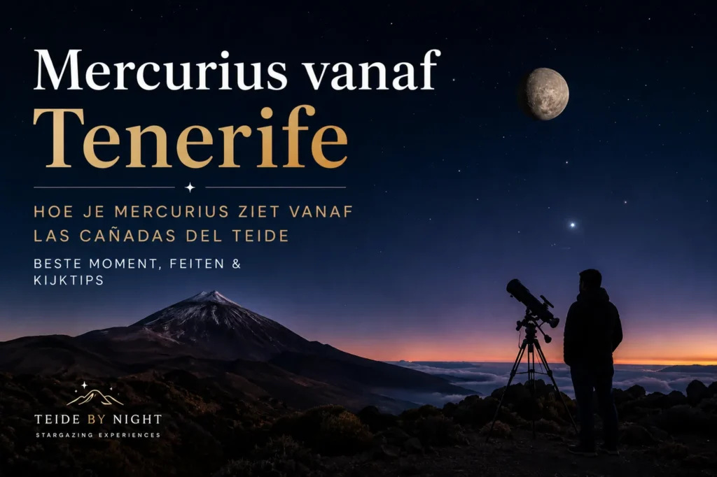 Mercurius vanaf Tenerife