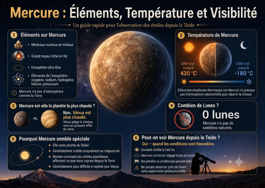 mercure elements temperature et visibilite