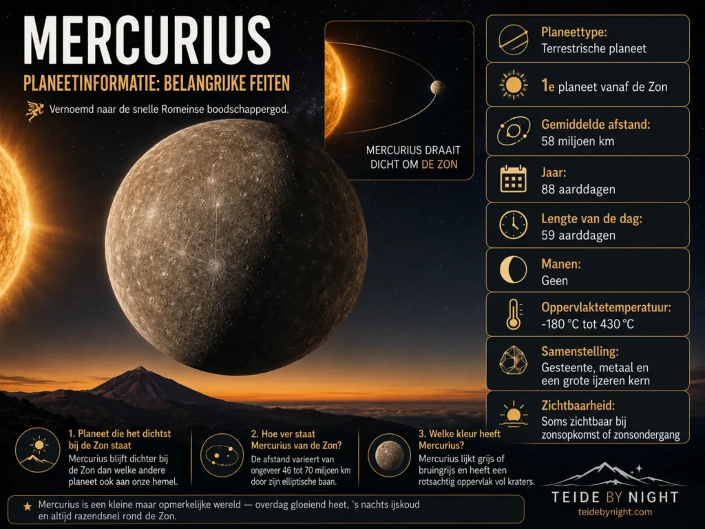 mercurius planeetinformatie